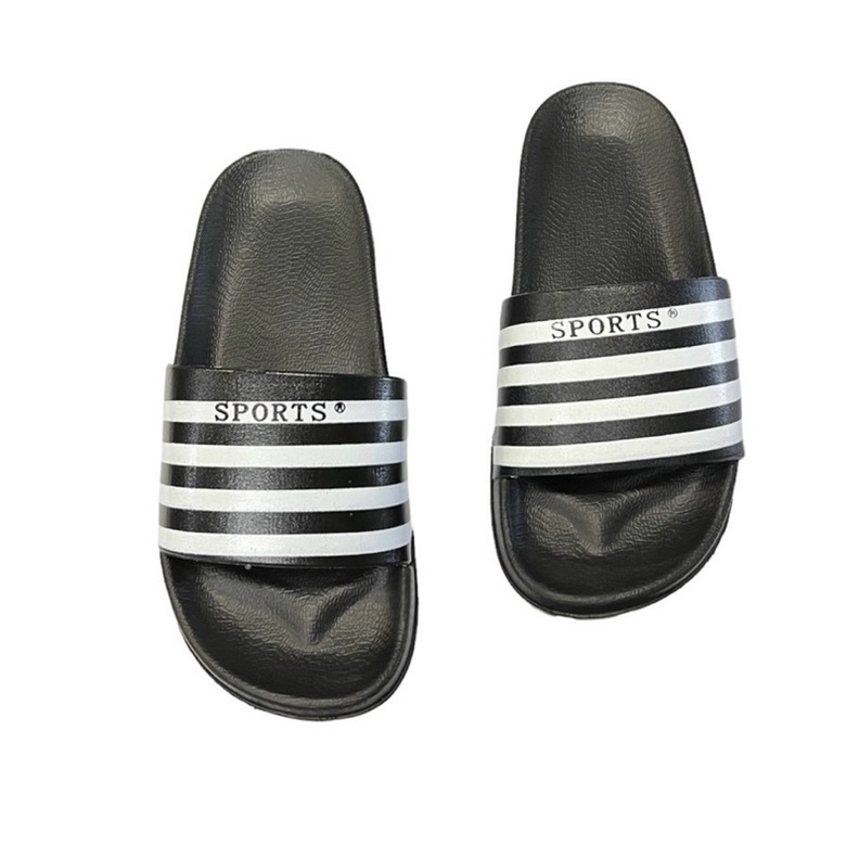 Dép quai ngang nam nữ đúc nguyên khối siêu nhẹ sọc ngang sport 40-43/Dép Lê nam nữ quai ngang