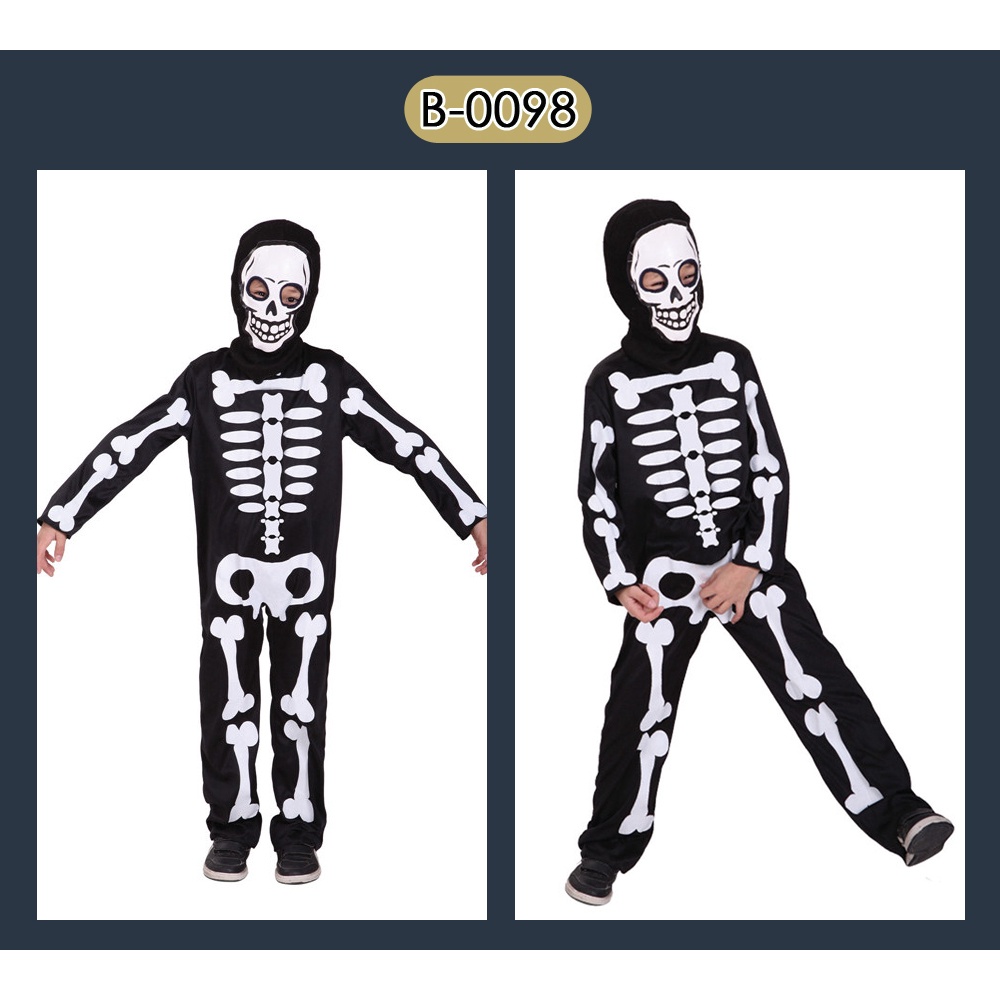 Bộ đồ ma xương Skeleton Suit hóa trang Halloween cho bé B0098