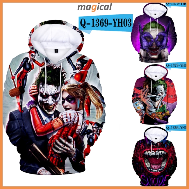 Áo Hoodie In Hình Joker 3d