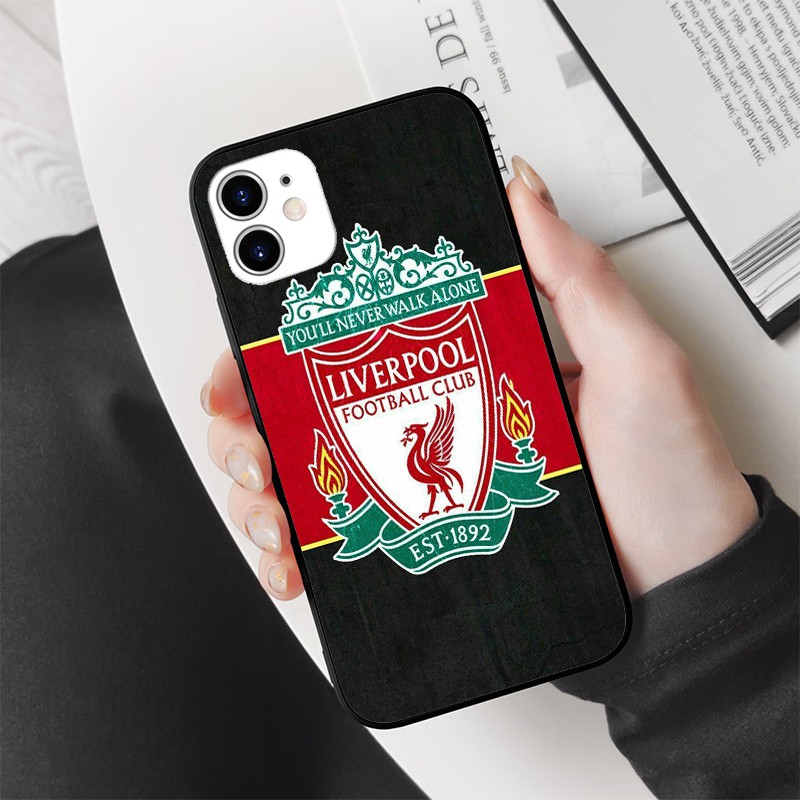 ⚡️Ốp điện thoại in logo Liverpool siêu đẹp ⚡️ốp đen nhám iphone 6s/6/7/8 plus/x/xr/xs max/11 pro max/12 promax SPORT0086