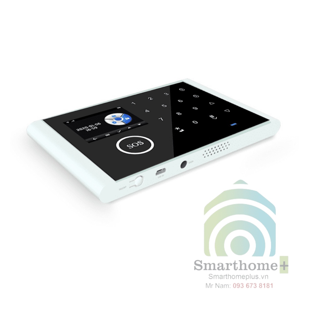 Bộ Kit Trung Tâm Báo Động Không Dây GSM Wifi Tuya SHP-CK8v2