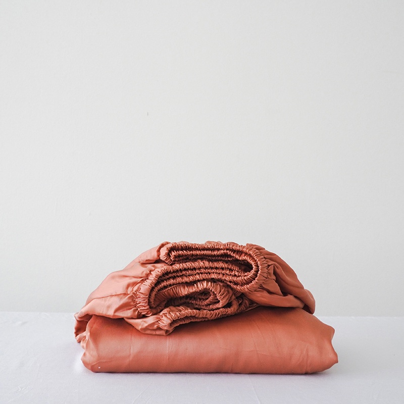 Vỏ Ga Giường Lẻ Tencel Cao Cấp Ru9 - 1m2x2m - Mềm mại, thoáng khí, chống khuẩn, bền bỉ - 9 màu
