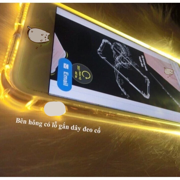 [ SALE SẬP SÀN ]  Ốp Iphone 5 5s 6 6s 6plus 6splus 7Plus 8Plus X Xs  mẫu chống sốc phát sáng