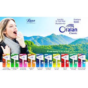 Dung dịch xịt thơm miệng, sạch miệng Oralan classic