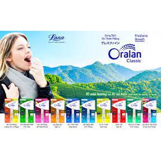Dung dịch xịt thơm miệng, sạch miệng Oralan classic