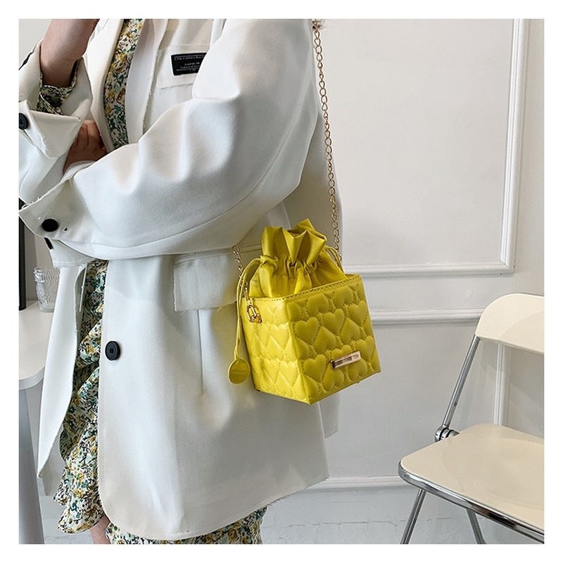 Túi Dây Rút Đeo Chéo Màu Sắc Kẹo Ngọt NB00365