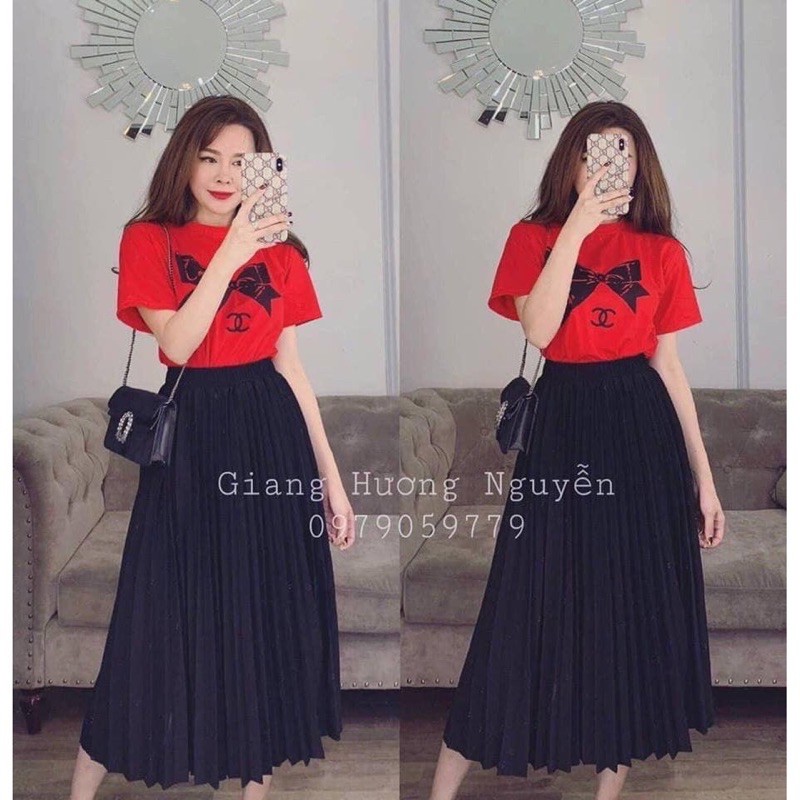 [Mã FAGREEN55 giảm 10% tối đa 30K đơn 99K] CHÂN VÁY DẬP LY DÁNG DÀI SIÊU HOT 1111lt | BigBuy360 - bigbuy360.vn