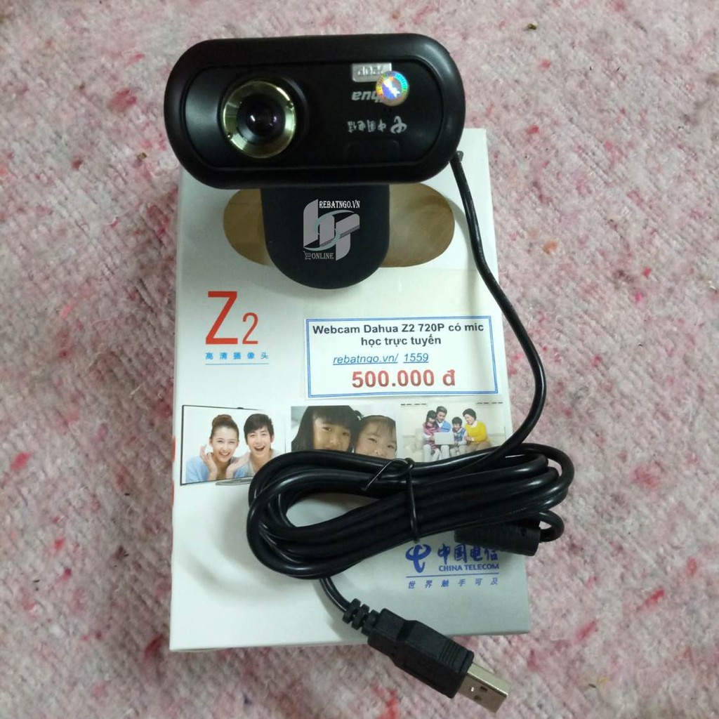 Webcam học Online Dahua Z2 - Z2+ 720P và z3 1080P tích hợp Micro | BigBuy360 - bigbuy360.vn