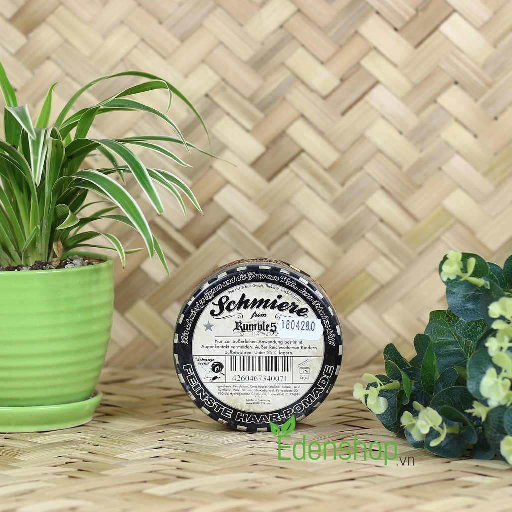 [ CHÍNH HÃNG - SHOP TPHCM] Pomade tạo kiểu tóc Schmiere Pomade Rock Hard 113g hàng chính hãng nhập khẩu Đức