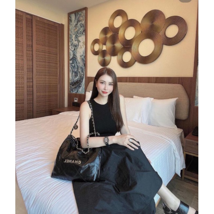 Túi xách nữ C.N Shopping sz38cm(tag vàng&amp;bạc)chất da đẹp ko điểm chê fullbox nguyên seal