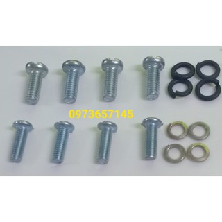 combo 4 ốc gắn quai nồi áp suất 2 tay cầm- tặng kèm long đen