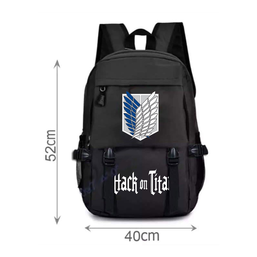 Balo Attack On Titan  FREESHIP  Cặp Attack On Titan in theo yêu cầu cho fan anime manga giá rẻ