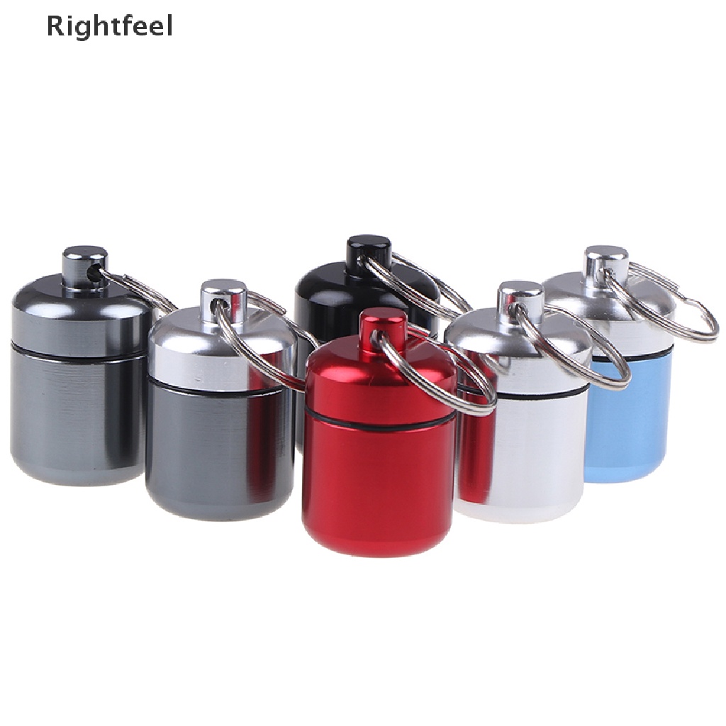 Hộp đựng thuốc mini bằng hợp kim nhôm chống thấm nước kèm chìa khóa