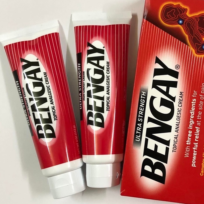 Dầu Nóng Xoa Bóp Bengay Mỹ, Kem Xoa Bóp bengay Ultra Strength 113g