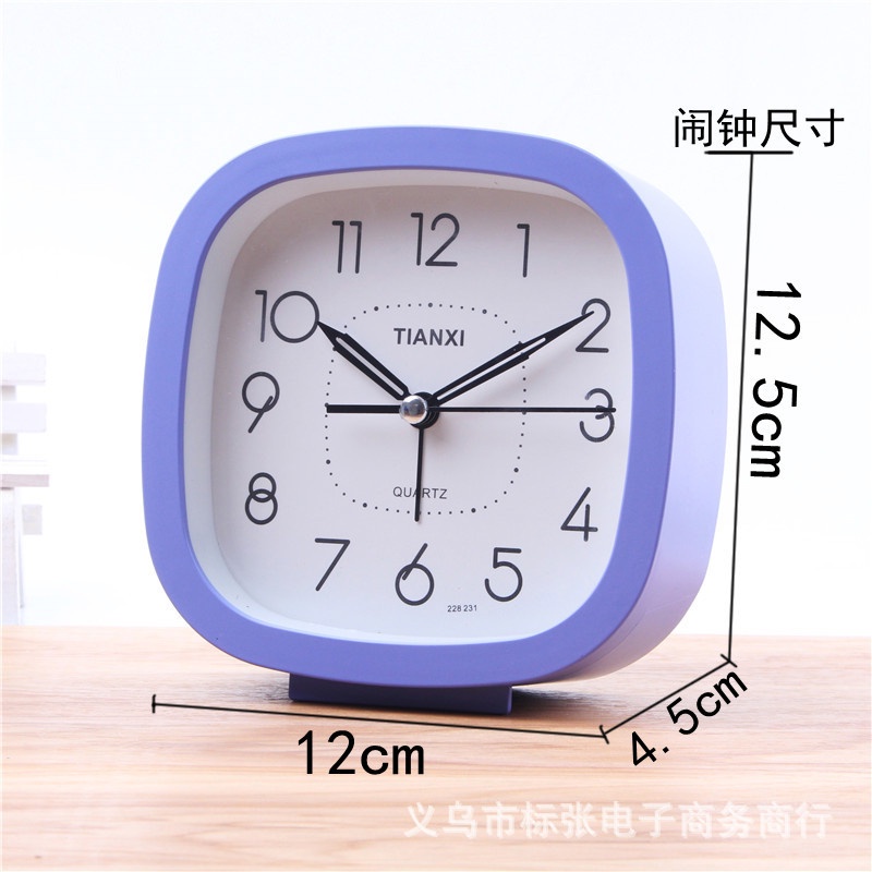 Đồng hồ để bàn đẹp, thời trang kích thước lớn - có báo thức, tặng kèm pin