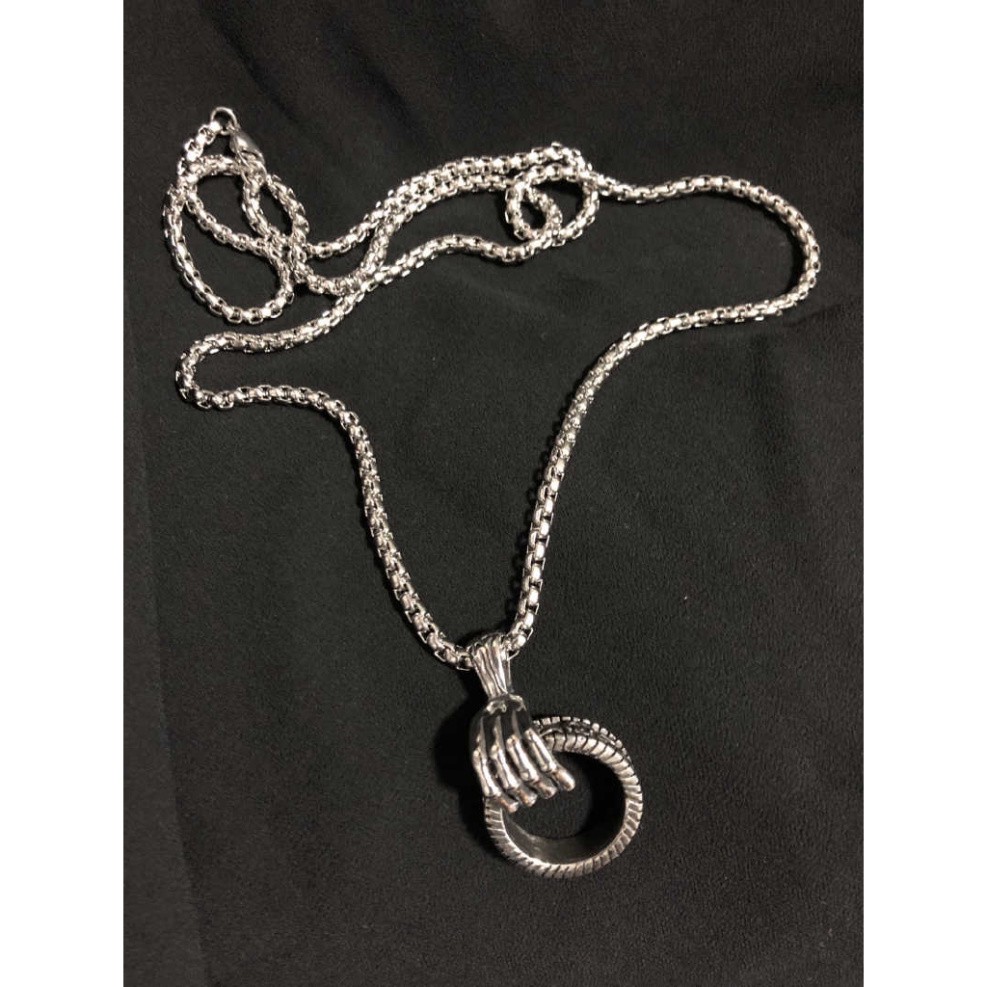 Sale 69% Dây Chuyền Mặt Nhẫn 1385, Ring necklace,one size Giá gốc 113000đ- 21F121