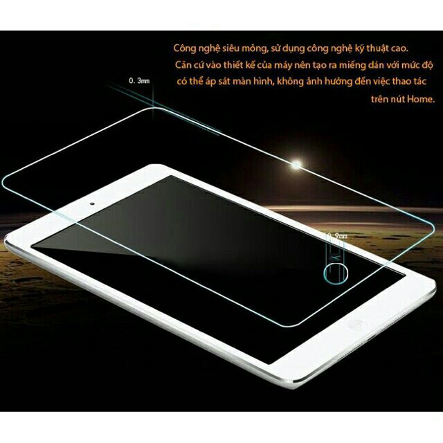 Kính cường lực cho ipad mini 4