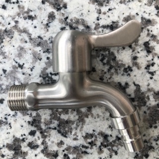 Vòi hồ inox 304 , vòi máy giặt inox 304 , vòi gạt nhanh inox 304