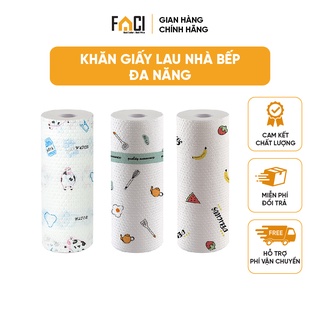 Giấy lau bếp đa năng Faci. Giấy lau bếp đa năng có thể giặt và sử dụng cho lần tiếp theo siêu thấm hút an toàn tiện lợi