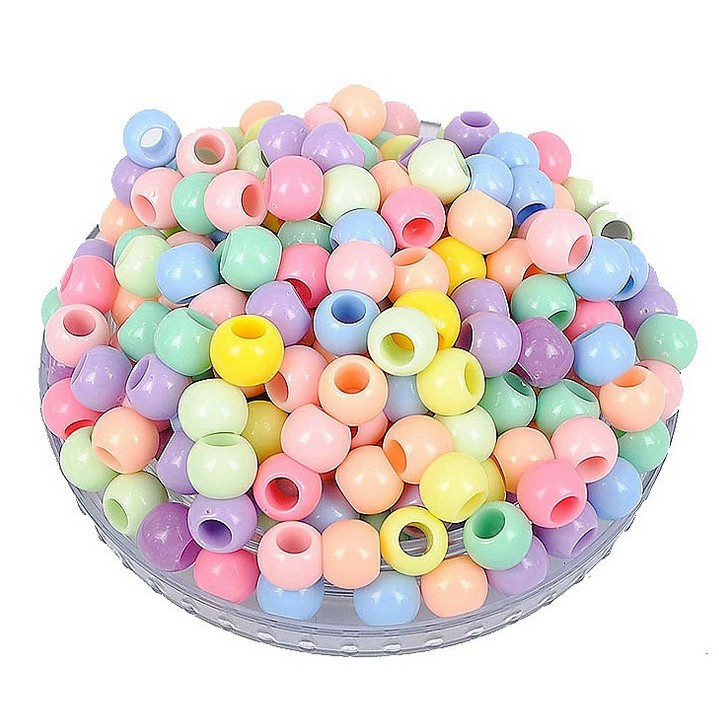 Hạt nhựa làm trang sức 10-18mm bằng acrylic nhiều màu sắc thời trang