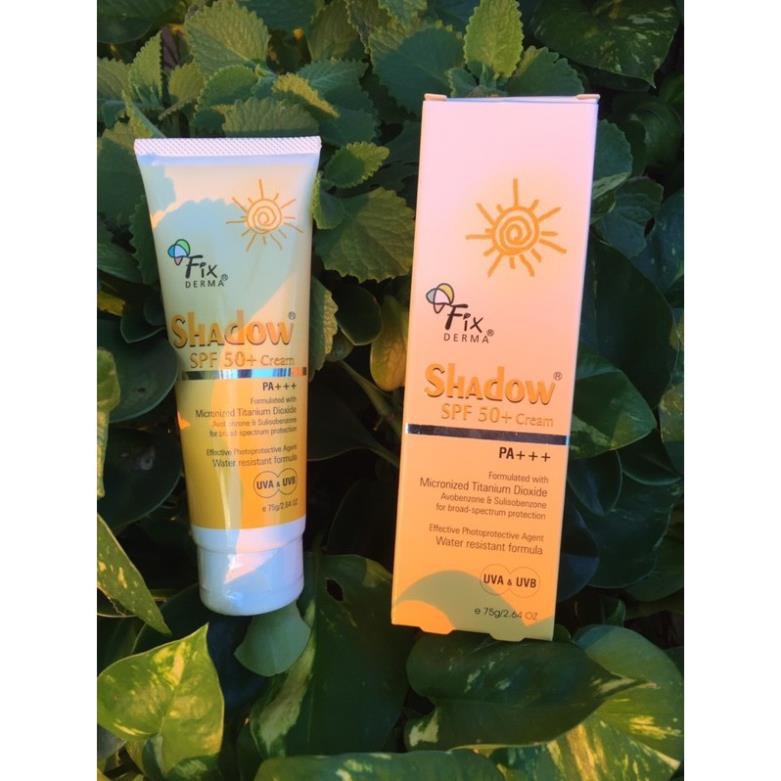 Kem chống nắng Fixderma Shadow SPF 50+ cream SPF30+ gel