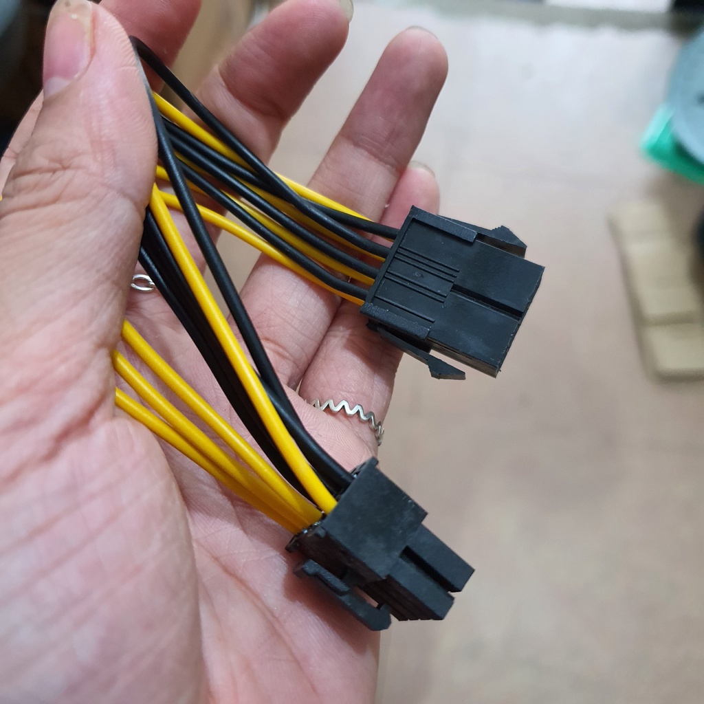 Dây nối dài 8 pin sang 8 pin CPU 1 đầu đực 1 đầu cái - male to female dài ~ 18cm