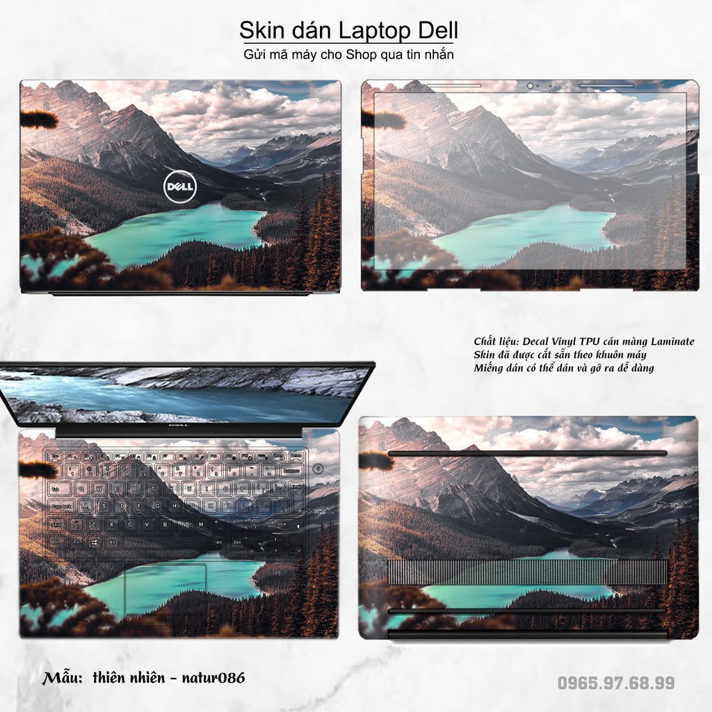 Skin dán Laptop Dell in hình thiên nhiên _nhiều mẫu 4 (inbox mã máy cho Shop)