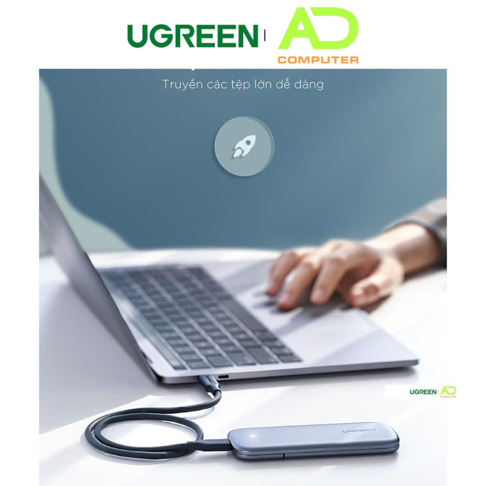 Dây sạc nhanh 2 cổng Type C UGREEN US286