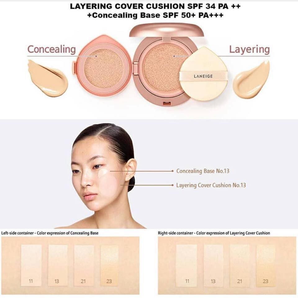 [HOT SALE] KEM NỀN 2 TRONG 1 LAN.EIGE CUSHION