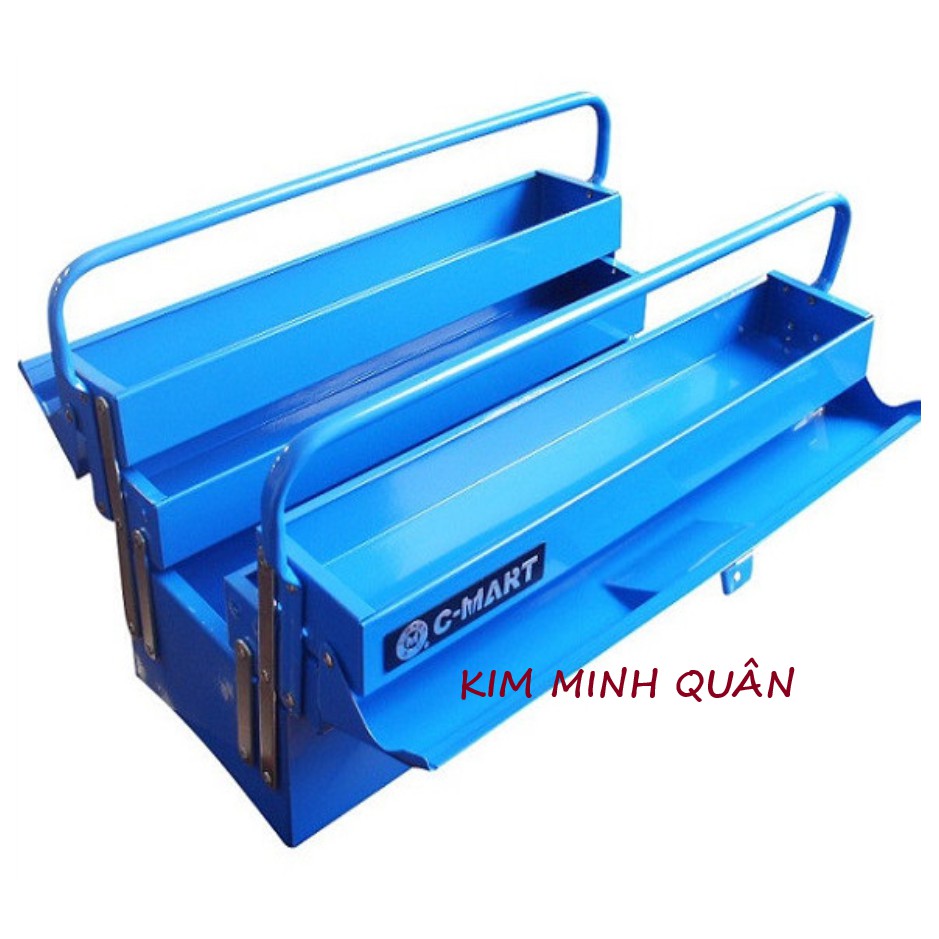 Thùng Công Cụ Thép 3 Tầng Cao Cấp 495*200*235mm L0043-20 CMART