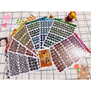 Kitalpha stickers_ Trang trí top, sổ