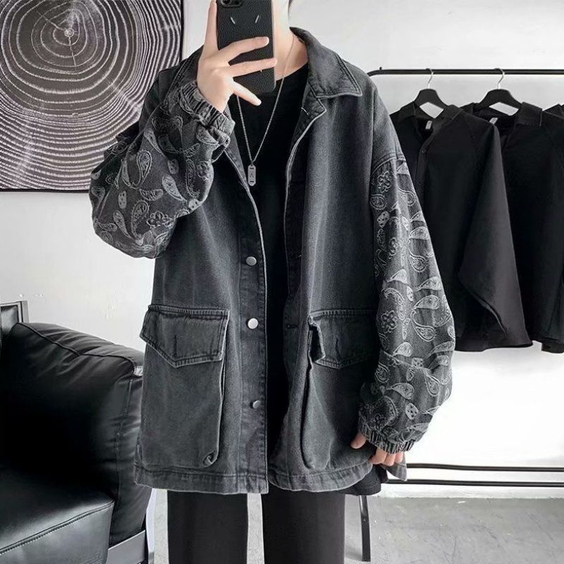 Áo khoác Jean Phối Mũ  Hoodie Cá Tính