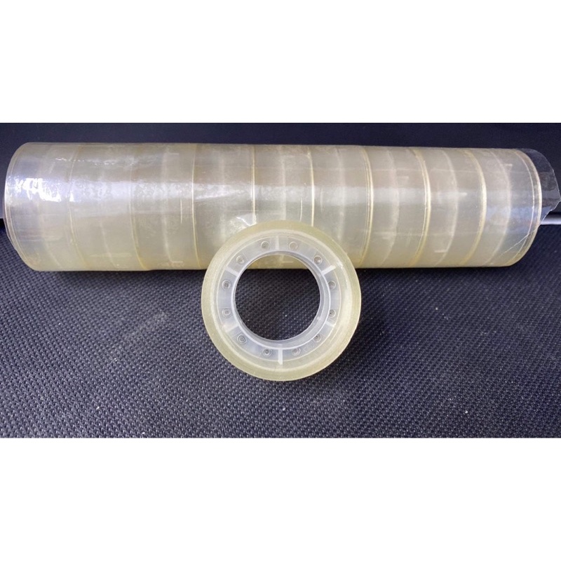 Băng keo trong suốt 120mm dùng để dán giấy tờ, tài liệu, văn phòng phẩm