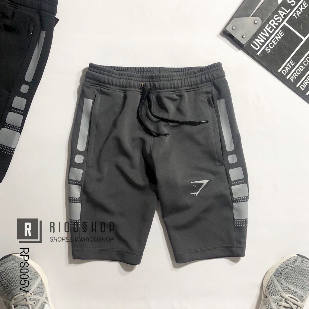 Quần thun nam thể thao ngắn cao cấp tập gym RPS005v - quần short nam Riooshop | BigBuy360 - bigbuy360.vn