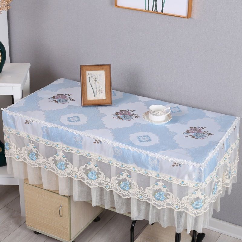 Vải Che Máy Tính. Tấm Vải Ren Bọc Màn Hình Máy Tính 22-inch Chống Bụi Tiện Dụng