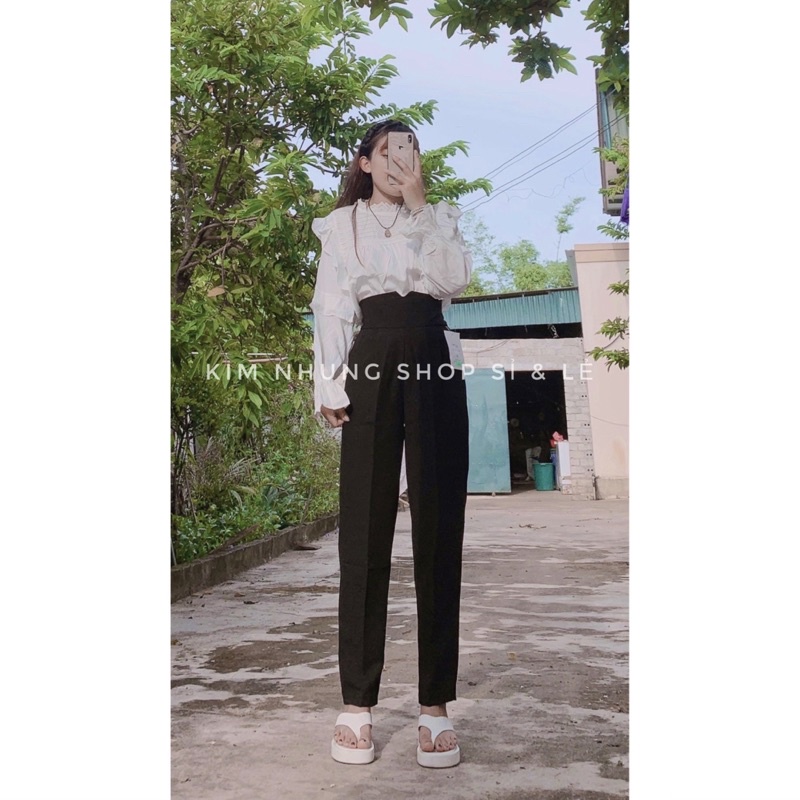 Quần tây phom dài 100cm + áo sơmi mi đũi lụa loại xịn
