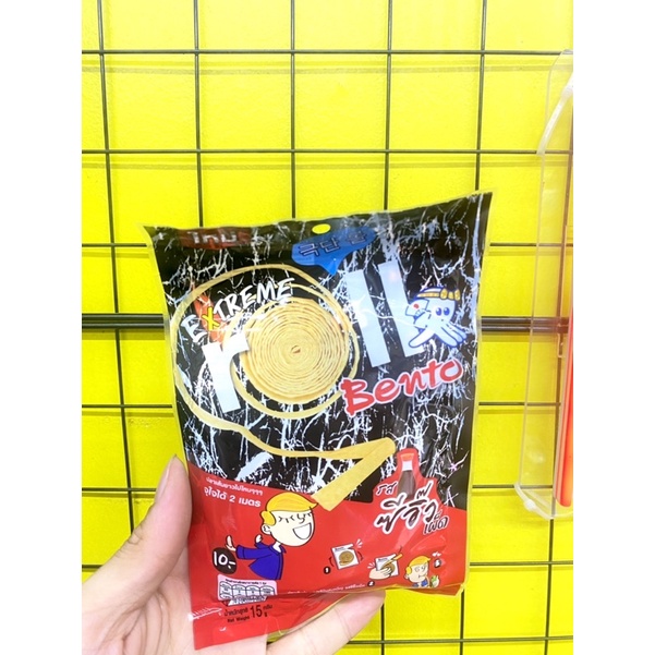 Snack mực cuộn tẩm nước tương cay Bento gói 15g