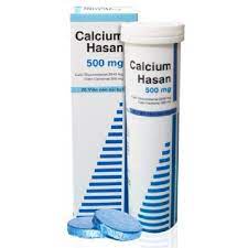 (Lọ 20 viên) Viên sủi INTACT Calcium Hasan 500Mg Bổ Sung Canxi (Tuýp 20 Viên)