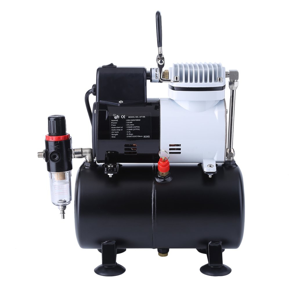 Máy nén khí AF186 HY186 Aircompressor Airbrush máy sơn mô hình
