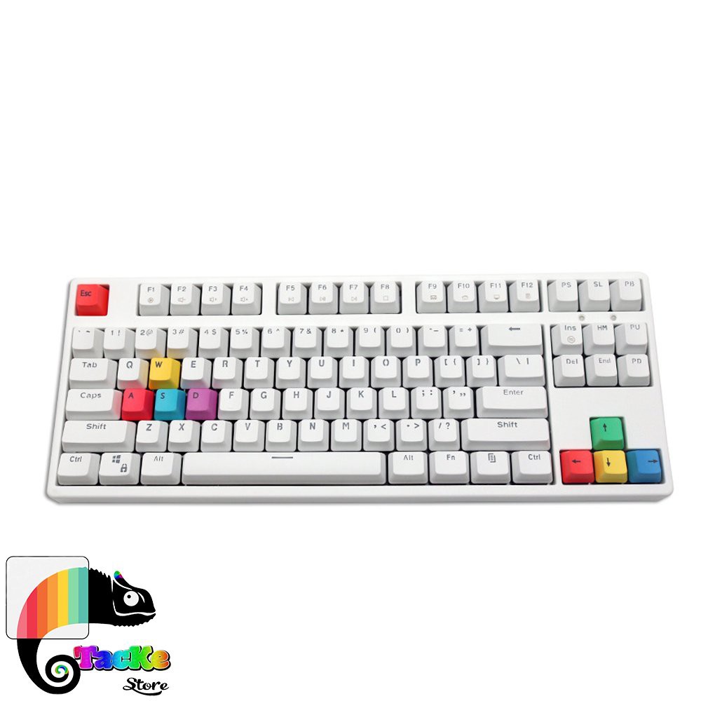 Set 9 nút Keycap WADS, ESC và mũi tên PBT RGBY 10 phím khắc Lazer cực đẹp dành cho bán phím cơ