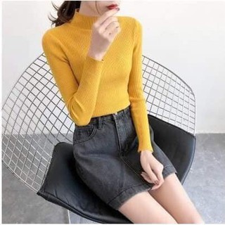 Áo len tăm cổ 3 phân siêu đẹp