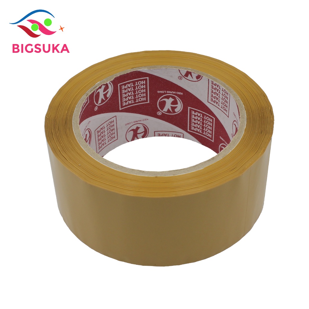 Băng keo trong 100yads 4.8cm dán thùng siêu dính chống thấm giấy BIGSUKA