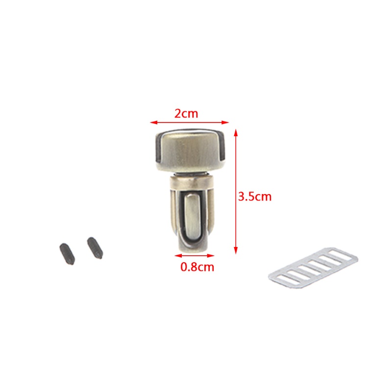 Khóa Vặn Kim Loại Bền Bỉ Dành Cho Túi Xách Ví Cầm Tay DIY