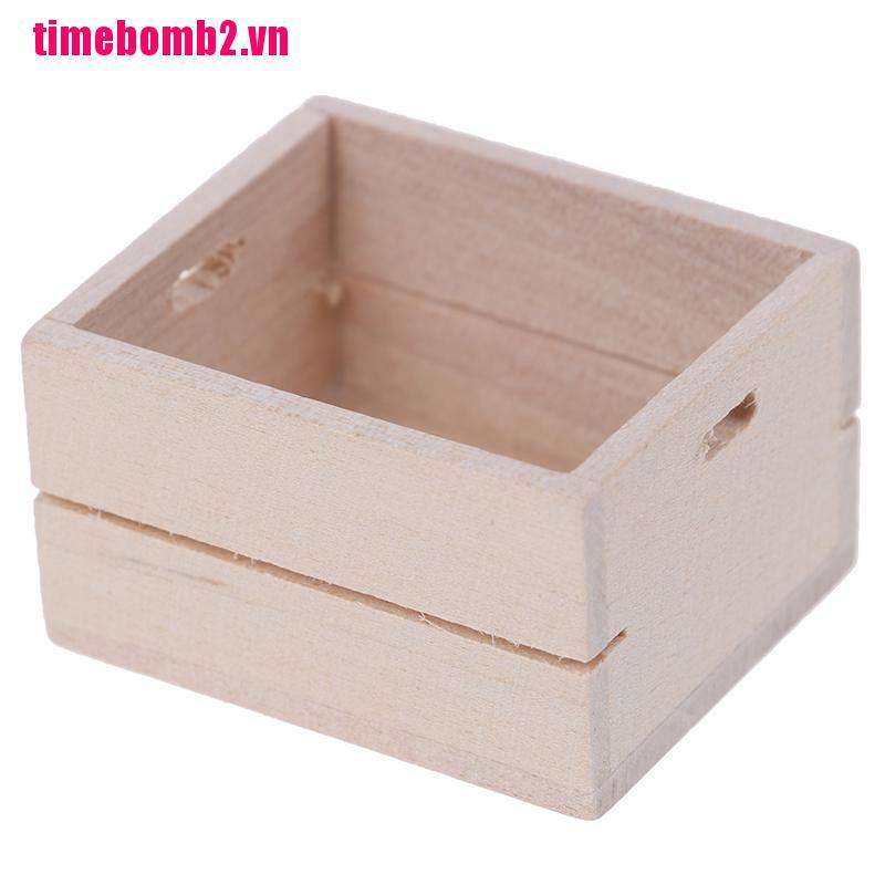 (Hàng Mới Về) Rổ Gỗ Đựng Rau Củ Quả Trang Trí Nhà Cửa