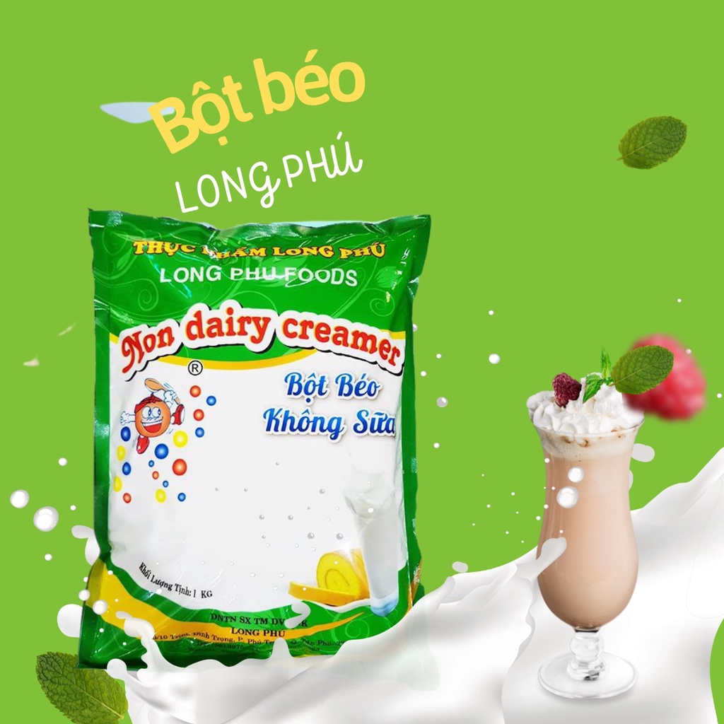 BỘT BÉO Long Phú pha trà sữa gói 1kg