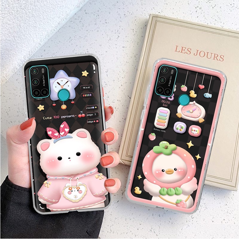 Ốp lưng Vsmart Star 5 / Joy 4 / Live 4 gấu,thỏ trắng , đồng hồ dễ thương cute cực đẹp