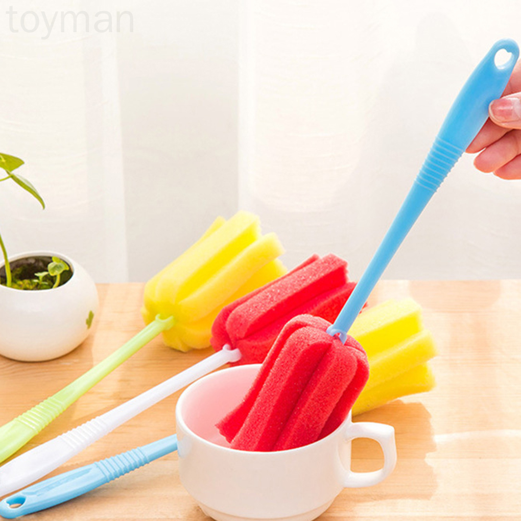 Cọ rửa cốc có tay cầm dài thiết kế tiện lợi