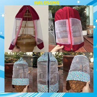 [Mã PET20K giảm 20K đơn 250K] Áo lồng chim Halosung áo lồng khuyên lưới hoa cao cấp phụ kiện lồng chim PK112