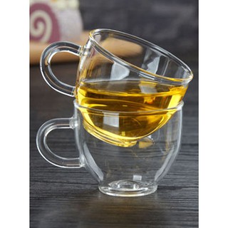 Ly trà thủy tinh không kèm đia lót CTT04