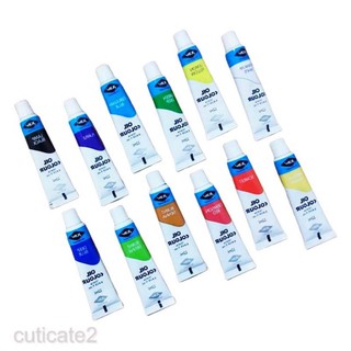 Màu vẽ sơn dầu 12ml 12 tuýp (vỏ hộp màu đỏ)